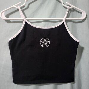 Black/White Tank Top